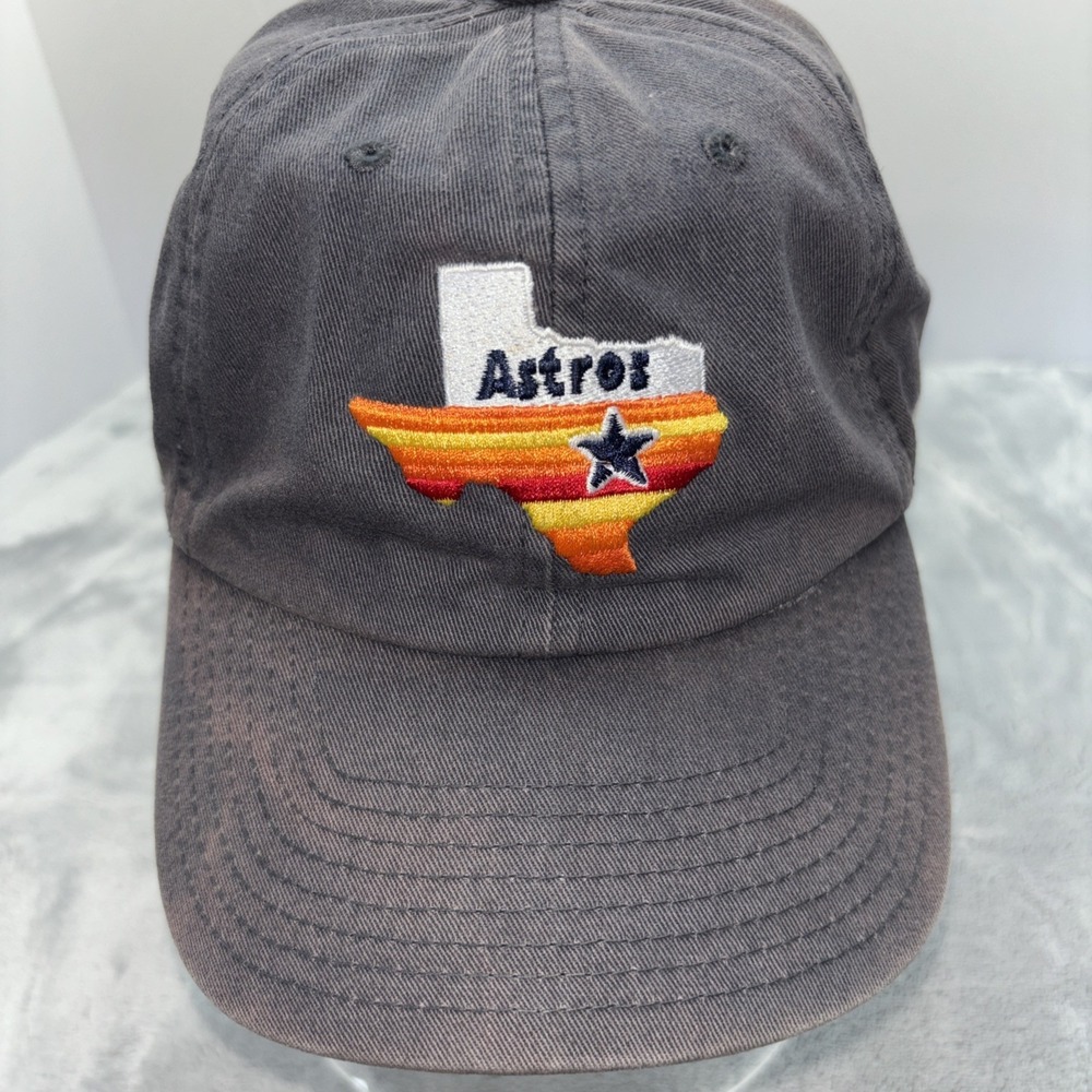 47 Brand Astros Cooperstown Collection Faded Black Adjustable